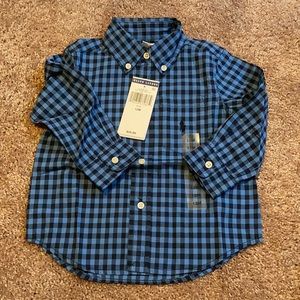 NWT RALPH LAUREN POLO BOYS Shirt Baby Button Down